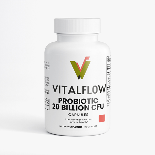 Vitalflow Daily Probiotic Capsules – Gut Health & Immunity